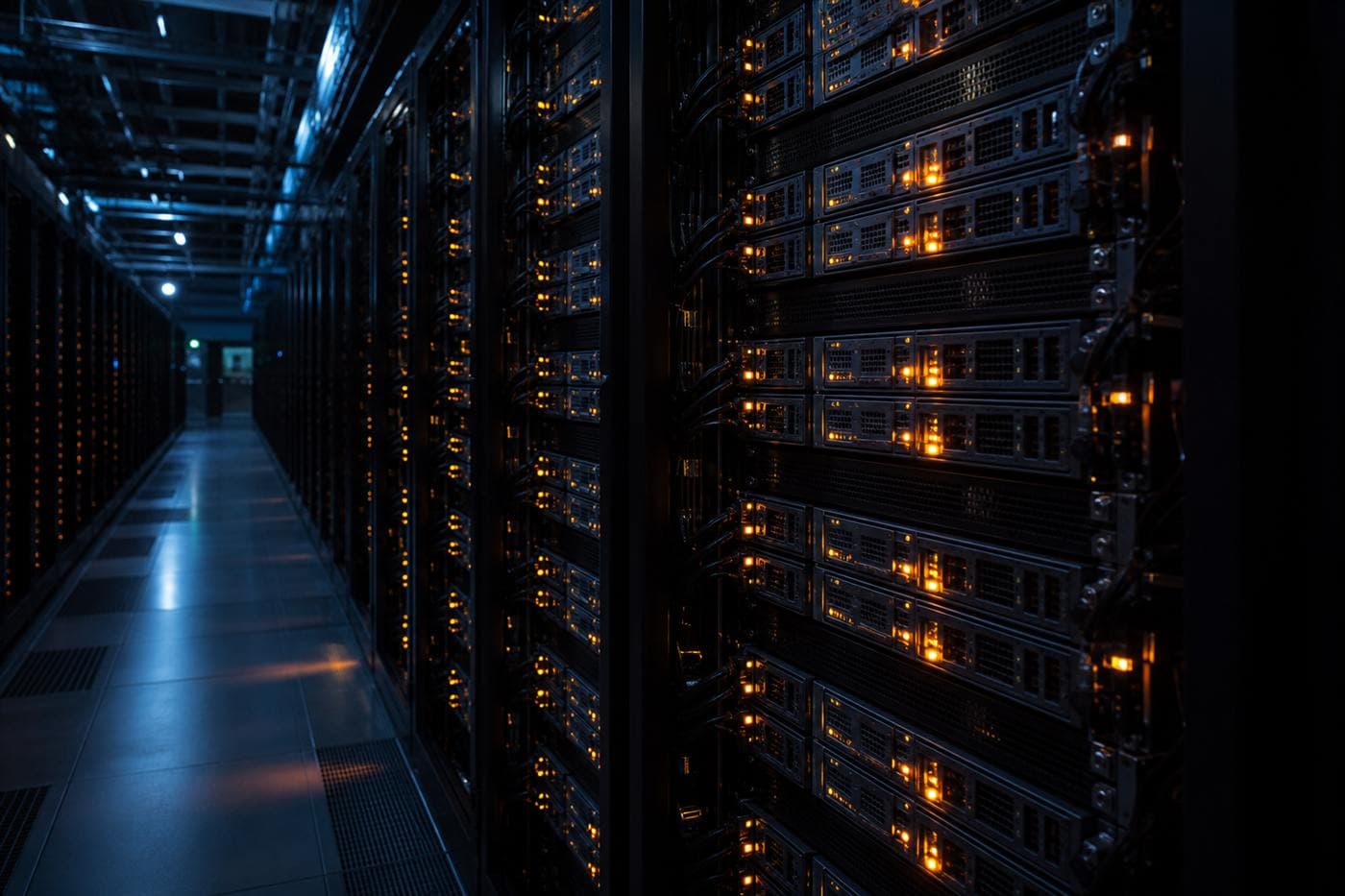 GPU racks illustrating an inference platform program